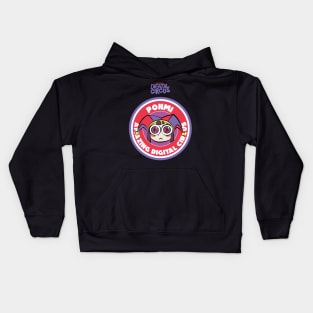 PONMI CIRCLE EMBLEM: THE AMAZING DIGITAL CIRCUS Kids Hoodie